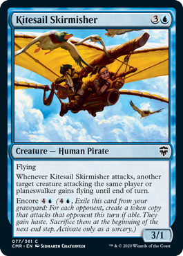 【ENG】【Foil】《帆凧の散兵/Kitesail Skirmisher》[CMR]
