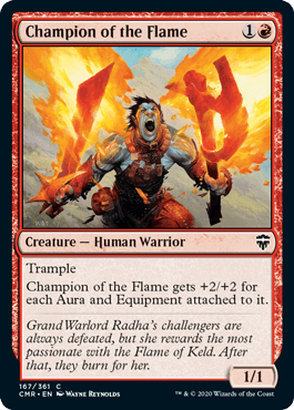 【ENG】【Foil】《炎のチャンピオン/Champion of the Flame》[CMR]