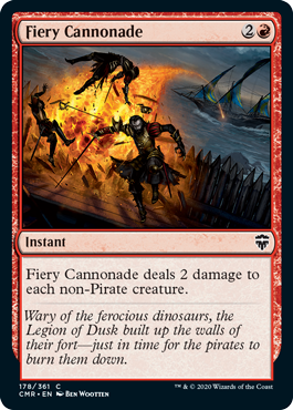 【ENG】【Foil】《焦熱の連続砲撃/Fiery Cannonade》[CMR]