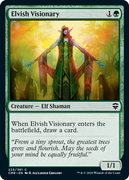 【ENG】【Foil】《エルフの幻想家/Elvish Visionary》[CMR]