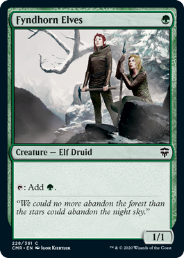 【ENG】【Foil】《フィンドホーンのエルフ/Fyndhorn Elves》[CMR]