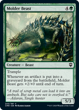 【ENG】【Foil】《腐食獣/Molder Beast》[CMR]