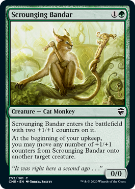 【ENG】【Foil】《たかり猫猿/Scrounging Bandar》[CMR]
