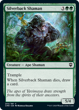 【ENG】【Foil】《シルバーバックの巫師/Silverback Shaman》[CMR]