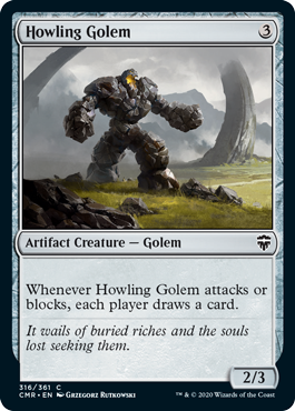 【ENG】【Foil】《吠えたけるゴーレム/Howling Golem》[CMR]