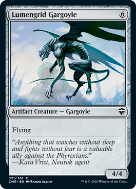 【ENG】【Foil】《ルーメングリッドのガーゴイル/Lumengrid Gargoyle》[CMR]