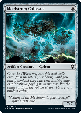 【ENG】【Foil】《大渦の巨人/Maelstrom Colossus》[CMR]