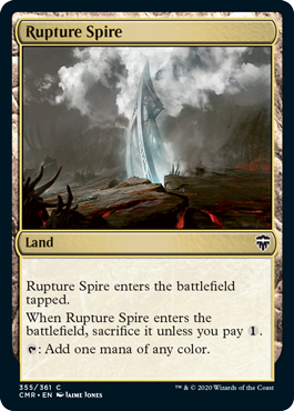 【ENG】【Foil】《断ち割る尖塔/Rupture Spire》(355)[CMR]