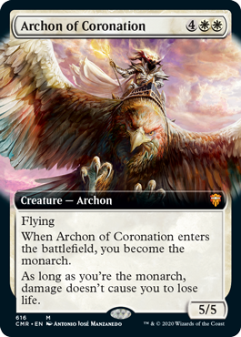 【ENG】■拡張アート■《戴冠のアルコン/Archon of Coronation》[CMR]