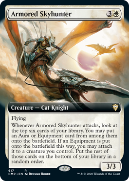 【ENG】■拡張アート■《鎧の空狩人/Armored Skyhunter》[CMR]
