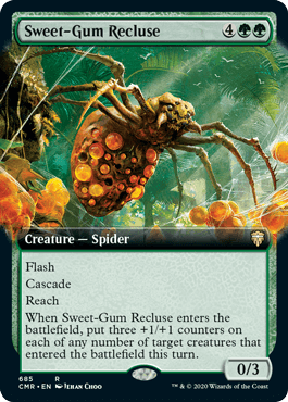 【ENG】【Foil】■拡張アート■《甘露のイトグモ/Sweet-Gum Recluse》[CMR]