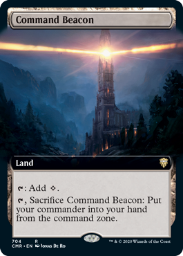【ENG】【Foil】■拡張アート■《統率の灯台/Command Beacon》[CMR]