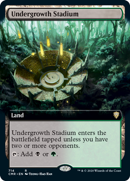 【ENG】【Foil】■拡張アート■《下生えの競技場/Undergrowth Stadium》[CMR]