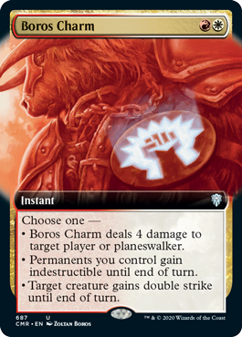 【ENG】【Foil】■拡張アート■《ボロスの魔除け/Boros Charm》[CMR]