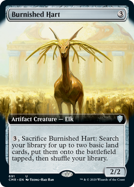 【ENG】【Foil】■拡張アート■《つややかな雄鹿/Burnished Hart》[CMR]