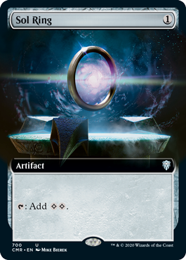 【ENG】【Foil】■拡張アート■《太陽の指輪/Sol Ring》[CMR]