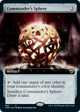 【ENG】【Foil】■拡張アート■《統率者の宝球/Commander's Sphere》[CMR]