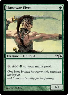 【ENG】《ラノワールのエルフ/Llanowar Elves》[EVG]