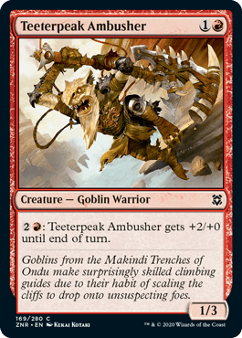 【ENG】《ぐらつく峰の伏兵/Teeterpeak Ambusher》[ZNR]
