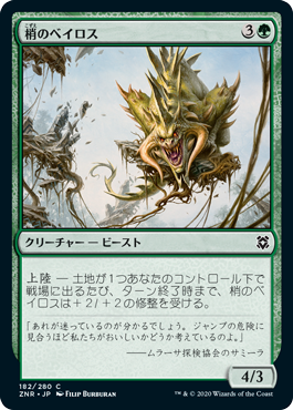 【JPN】《梢のベイロス/Canopy Baloth》[ZNR]