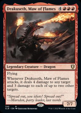 【ENG】《炎の大口、ドラクセス/Drakuseth, Maw of Flames》[CLB]
