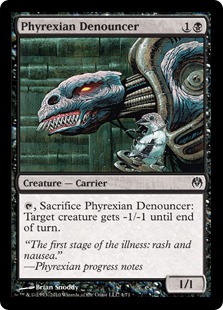【ENG】《ファイレクシアの告発者/Phyrexian Denouncer》[DDE]