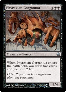 【JPN】《ファイレクシアのガルガンチュア/Phyrexian Gargantua》[DDE]