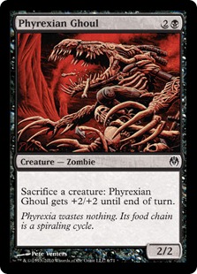【ENG】《ファイレクシアの食屍鬼/Phyrexian Ghoul》[DDE]