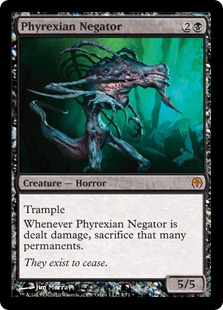 【ENG】【Foil】《ファイレクシアの抹殺者/Phyrexian Negator》[DDE]