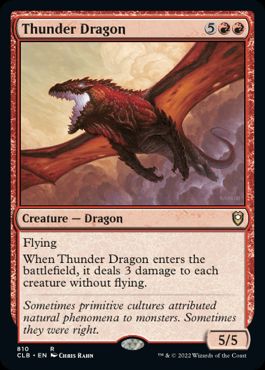 【ENG】《雷のドラゴン/Thunder Dragon》[CLB]