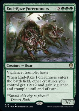 【ENG】《終末の祟りの先陣/End-Raze Forerunners》[CLB]