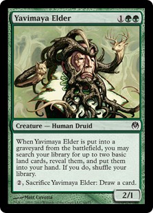 【ENG】《ヤヴィマヤの古老/Yavimaya Elder》[DDE]