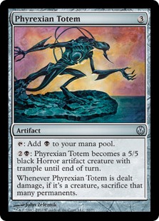 【ENG】《ファイレクシアのトーテム像/Phyrexian Totem》[DDE]