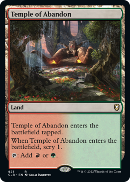 【ENG】《奔放の神殿/Temple of Abandon》[CLB]