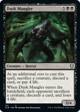 【ENG】《薄暮の刻み獣/Dusk Mangler》[CLB]