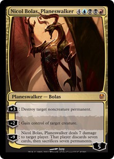 【ENG】【Foil】《プレインズウォーカー、ニコル・ボーラス/Nicol Bolas, Planeswalker》[DDH]