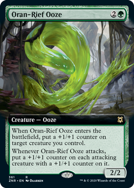 【ENG】【Foil】■拡張アート■《オラン＝リーフの軟泥/Oran-Rief Ooze》[ZNR]