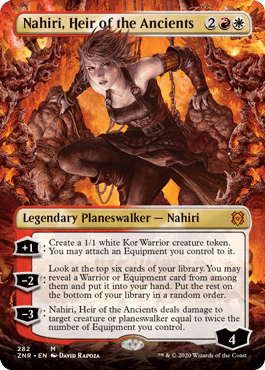 【ENG】【Foil】■ボーダーレス■《古代を継ぐ者、ナヒリ/Nahiri, Heir of the Ancients》[ZNR]