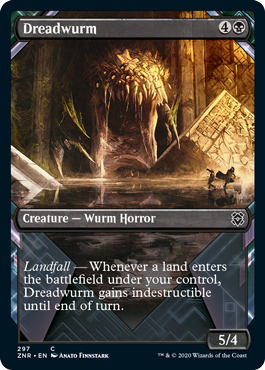 【ENG】【Foil】■ショーケース■《戦慄ワーム/Dreadwurm》[ZNR]