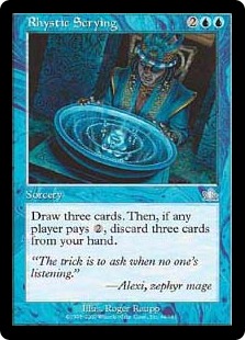 【ENG】《リスティックの占術/Rhystic Scrying》[PCY]