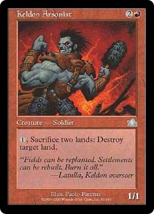 【ENG】【Foil】《ケルドの焼き討ち兵/Keldon Arsonist》[PCY]