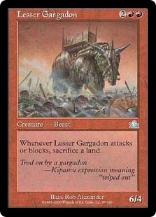 【ENG】【Foil】《レッサー・ガルガドン/Lesser Gargadon》[PCY]