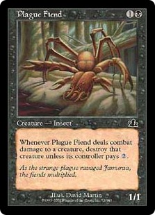 【ENG】【Foil】《疫病悪鬼/Plague Fiend》[PCY]
