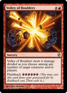 【ENG】《飛来する石弾/Volley of Boulders》[DDI]