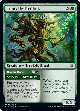 【ENG】【Foil】《チューインベイルのツリーフォーク/Tuinvale Treefolk》[ELD]