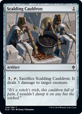 【ENG】【Foil】《煮えたぎる大釜/Scalding Cauldron》[ELD]