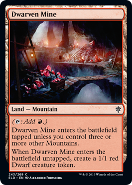 【ENG】【Foil】《ドワーフの鉱山/Dwarven Mine》[ELD]