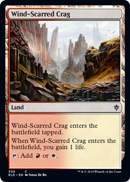 【ENG】【Foil】《風に削られた岩山/Wind-Scarred Crag》[ELD]