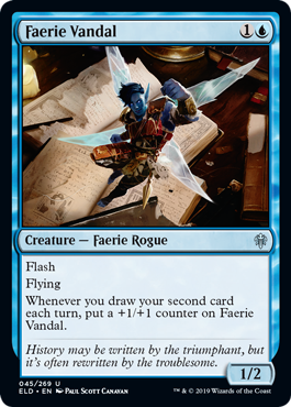 【ENG】【Foil】《フェアリーの荒らし屋/Faerie Vandal》[ELD]