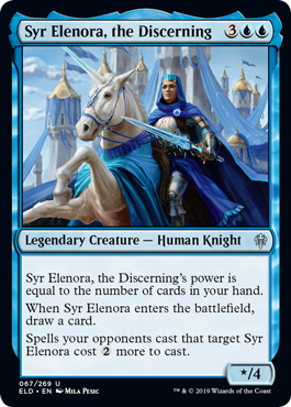 【ENG】【Foil】《具眼の主、エレノラ卿/Syr Elenora, the Discerning》[ELD]